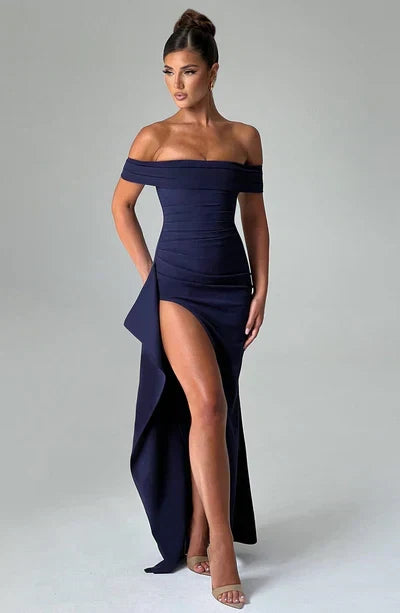 Robe Maxi Off-Shoulder pour Femmes - Lotte