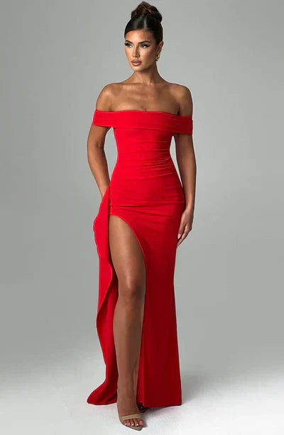 Robe Maxi Off-Shoulder pour Femmes - Lotte