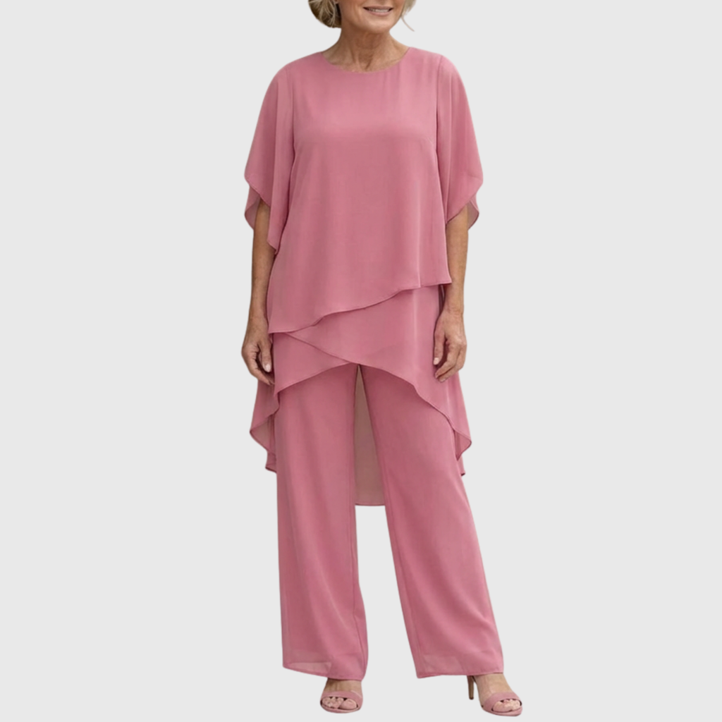Ensemble Dames | Drapé Asymétrique & Silhouette Élancée