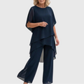 Ensemble Dames | Drapé Asymétrique & Silhouette Élancée