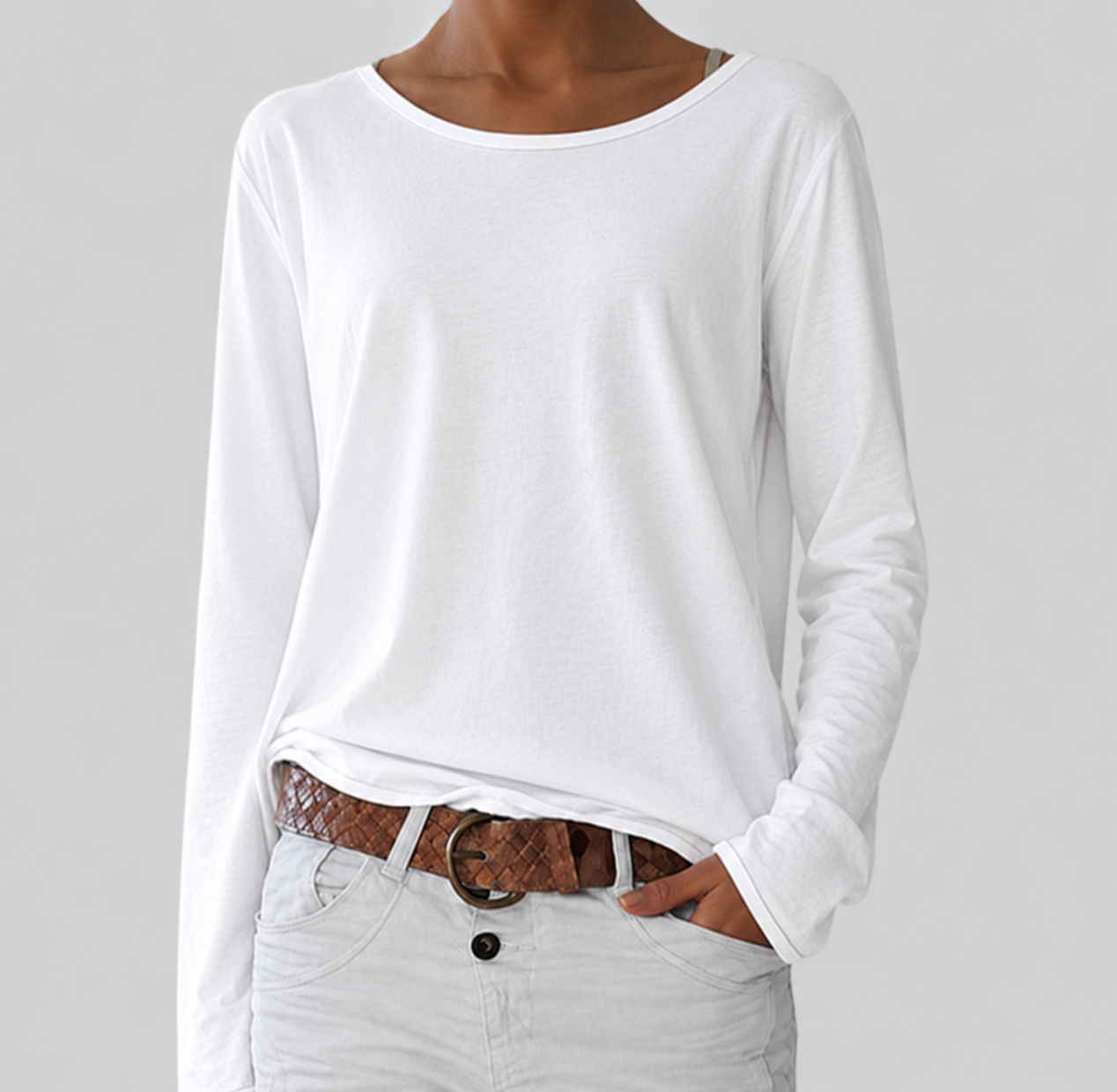 Pull Ample Femme avec Col Large