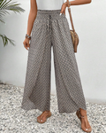 Pantalon Large Long Femme avec Motif