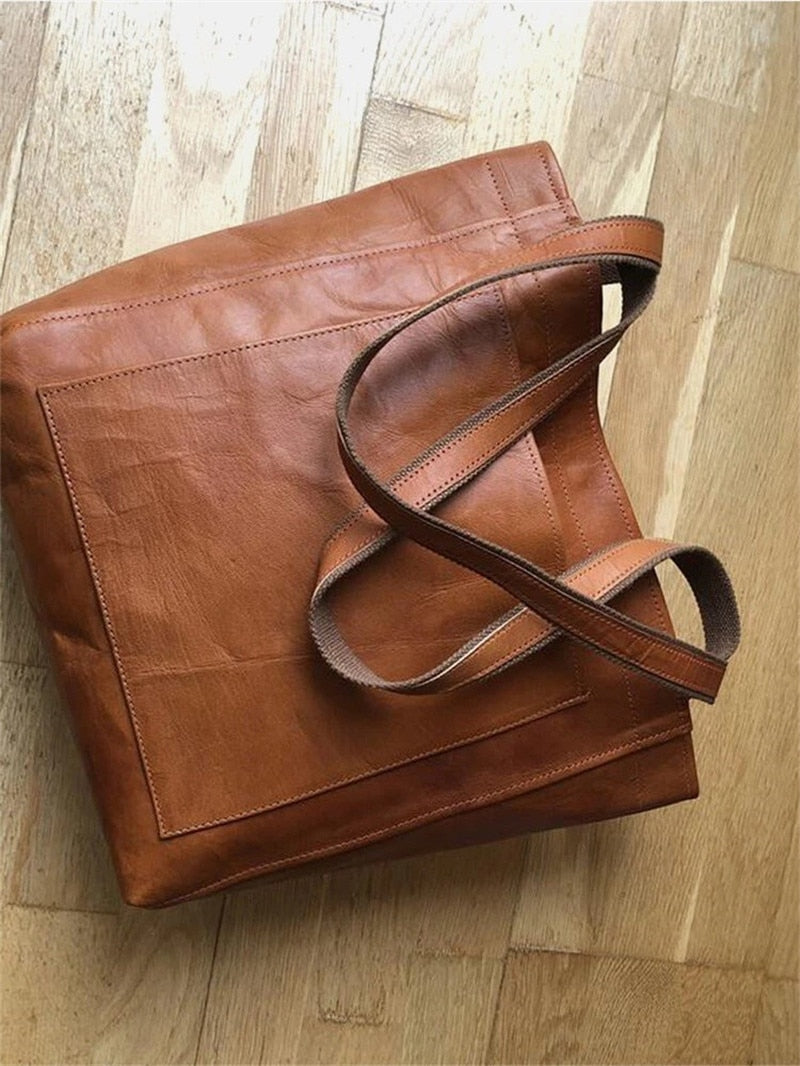 Sac à Main pour Femmes en Cuir Végétalien de Haute Qualité avec Grande Capacité