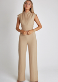 Combinaison Femme avec Col Haut et Ceinture