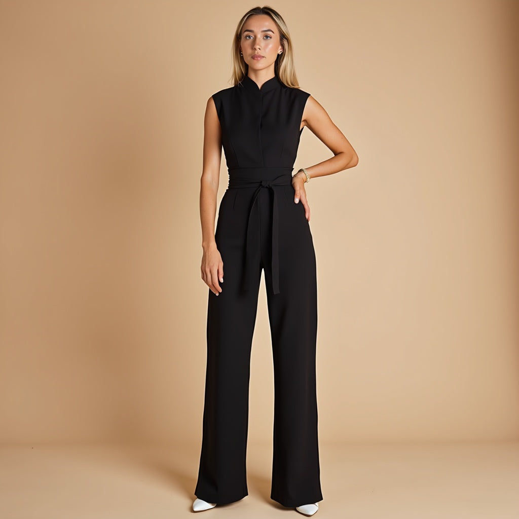 Combinaison Femme avec Col Haut et Ceinture