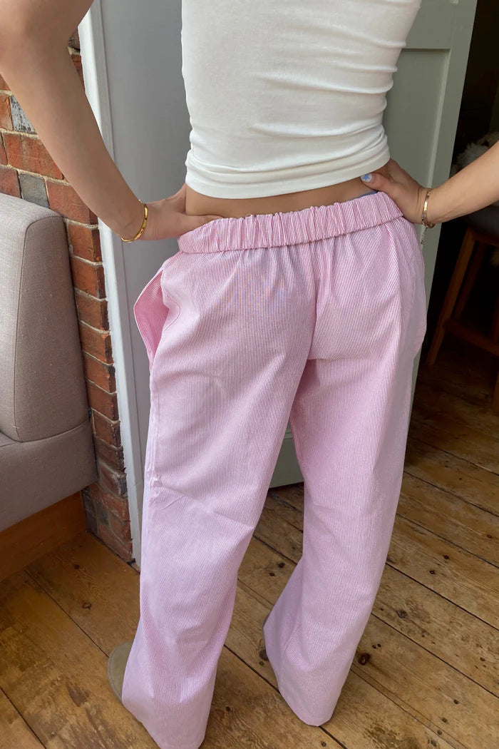 Pantalon de Lounge Femme avec Coupe Confort en Coton
