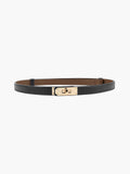 Ceinture Fine Femme avec Boucle Dorée Réglable
