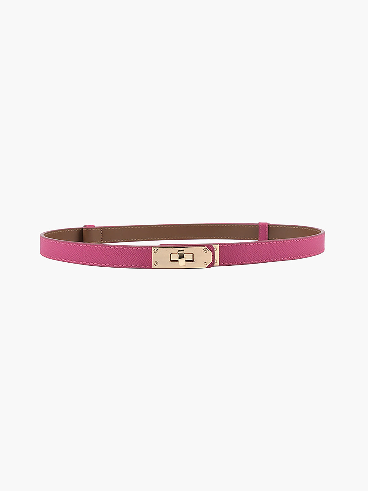 Ceinture Fine Femme avec Boucle Dorée Réglable