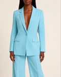 Ensemble Élégant pour Femmes avec Blazer et Pantalon Droit