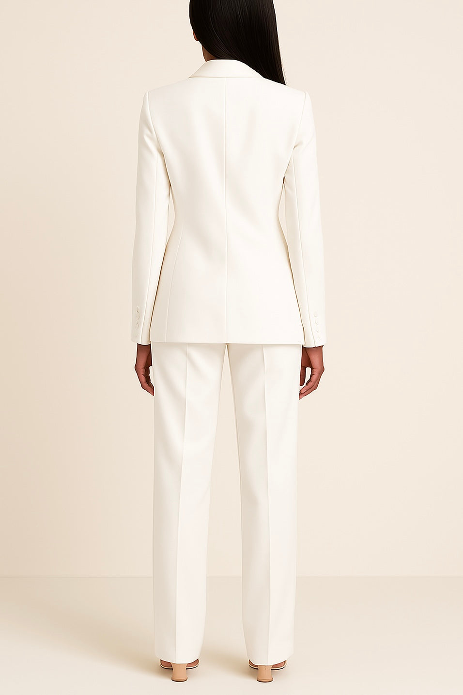 Ensemble Élégant pour Femmes avec Blazer et Pantalon Droit
