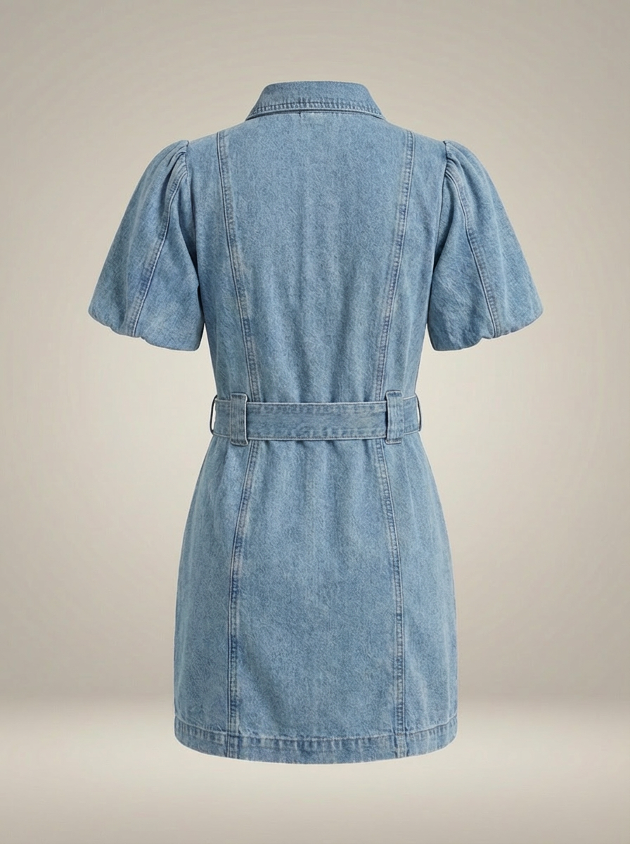 Robe en denim Femme | Taille Flatteuse & Facile à Enfiler/Retirer