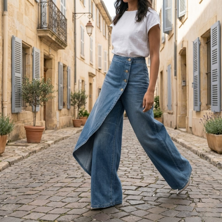MOREAU LYON | JEAN LARGE POUR FEMME