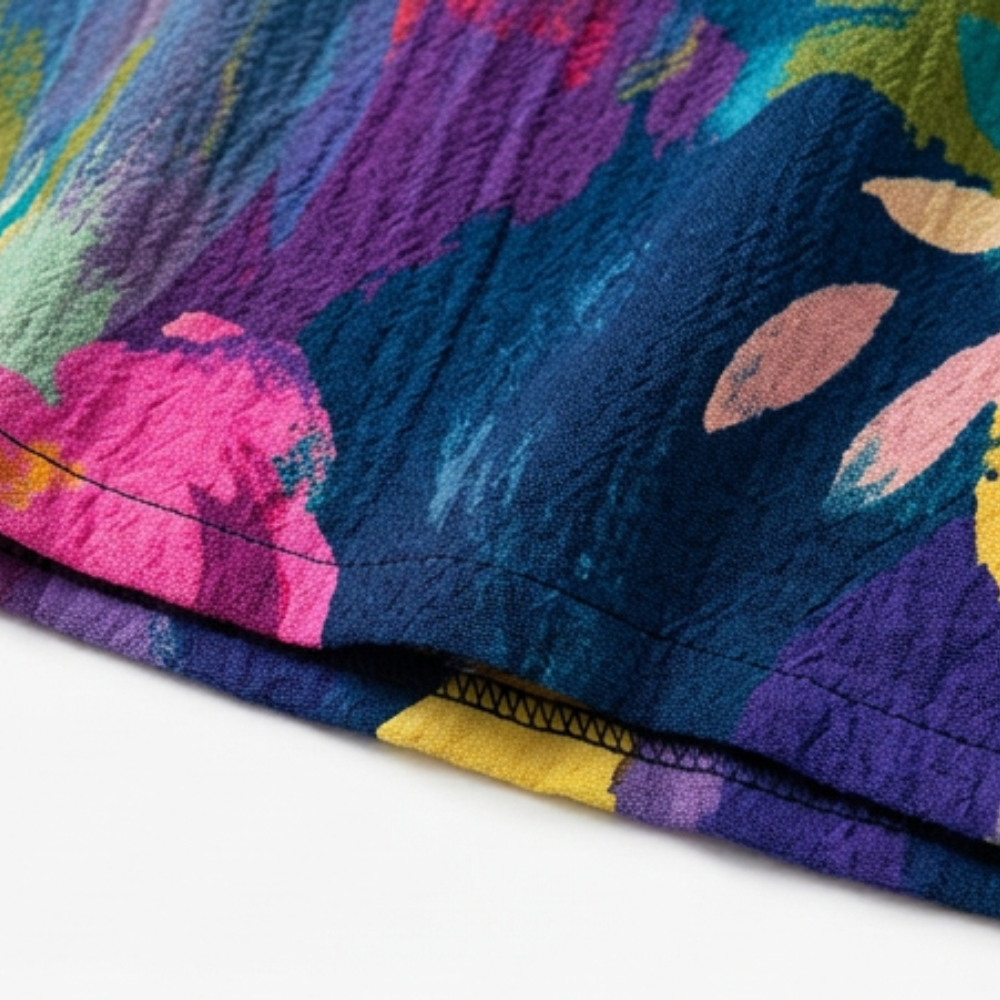 Florenza – Robe midi florale artistique pour femmes