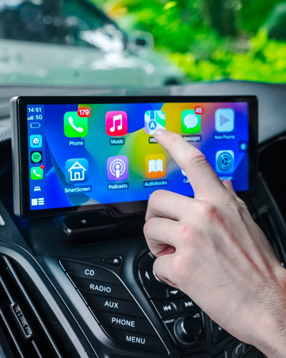 SmartRide Connect | Compatible avec toutes les voitures | Incl. Apple / Android Carplay