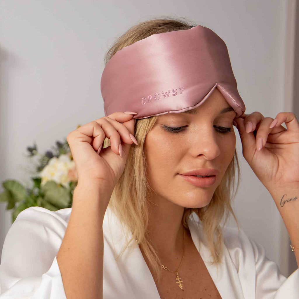 Masque de Sommeil en Soie Luxueux – RelaxMask