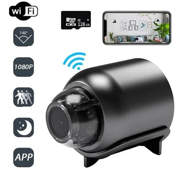 LuxVision Elite Mini Caméra | Surveillance sans fil 1080P HD pour une surveillance discrète