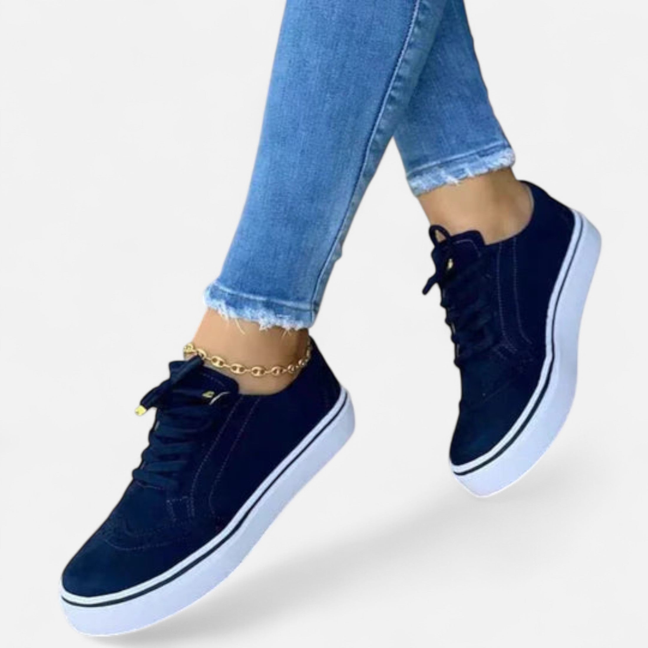 Eliaro Moda | Baskets Femme Bout Rond Couleur Unie