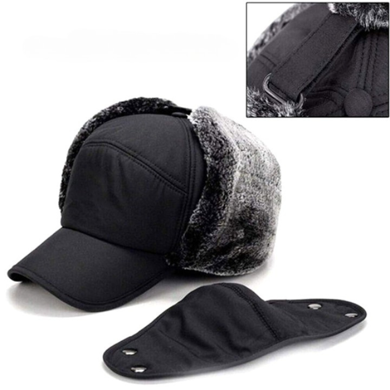 LuxGuard™ Bonnet Coupe-Vent avec Protection des Oreilles | Protège du vent et du froid avec style