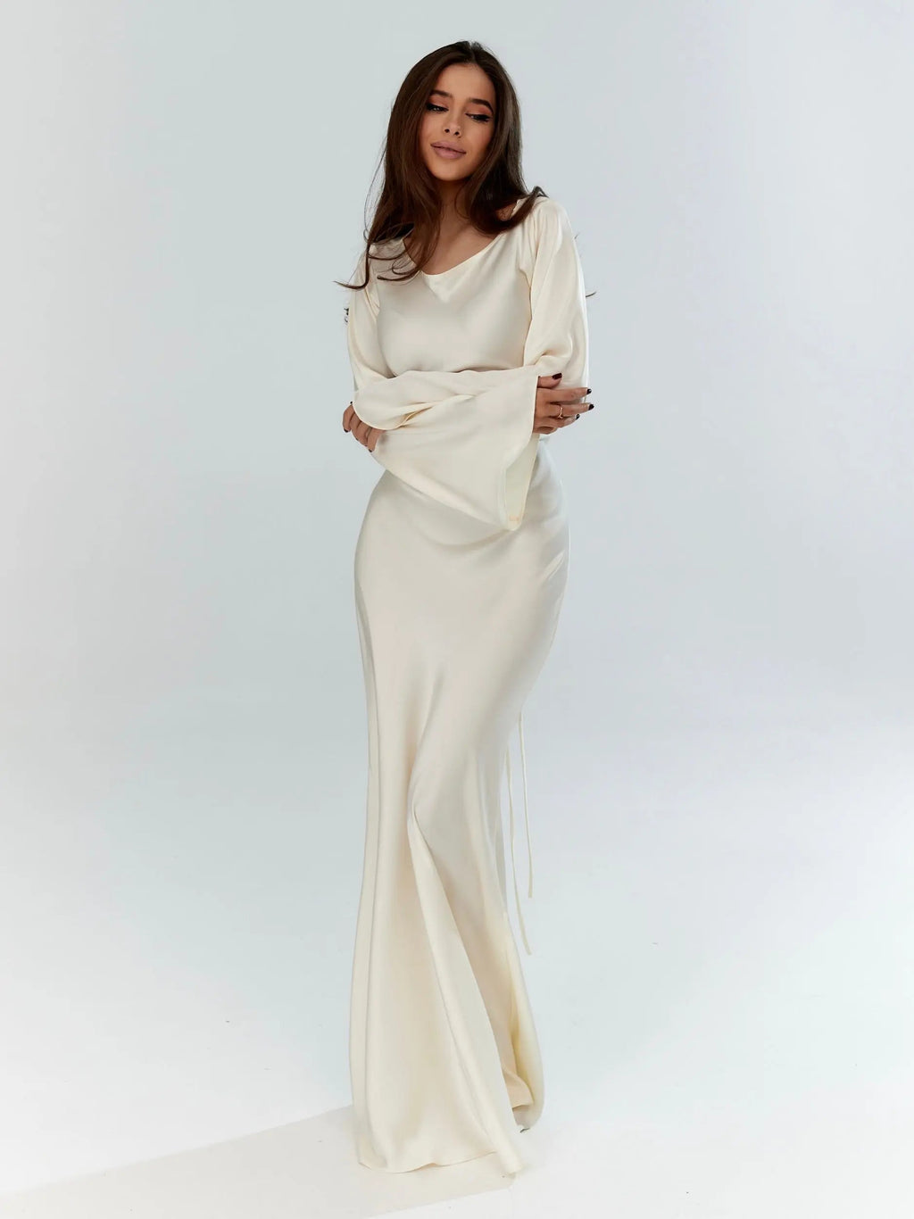 Robe Maxi Longue Élégante pour Invité de Mariage