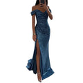 Robe de Soirée Élégante à Décolleté en V