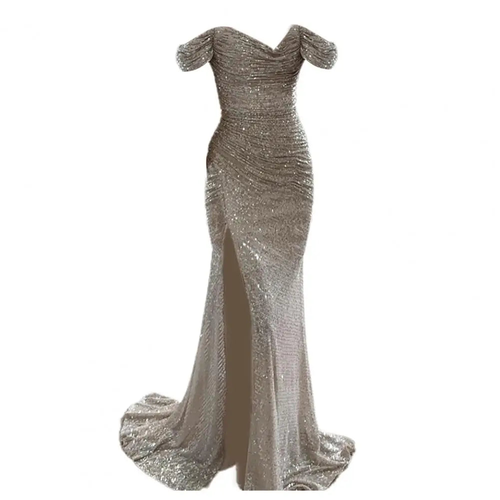 Robe de Soirée Élégante à Décolleté en V