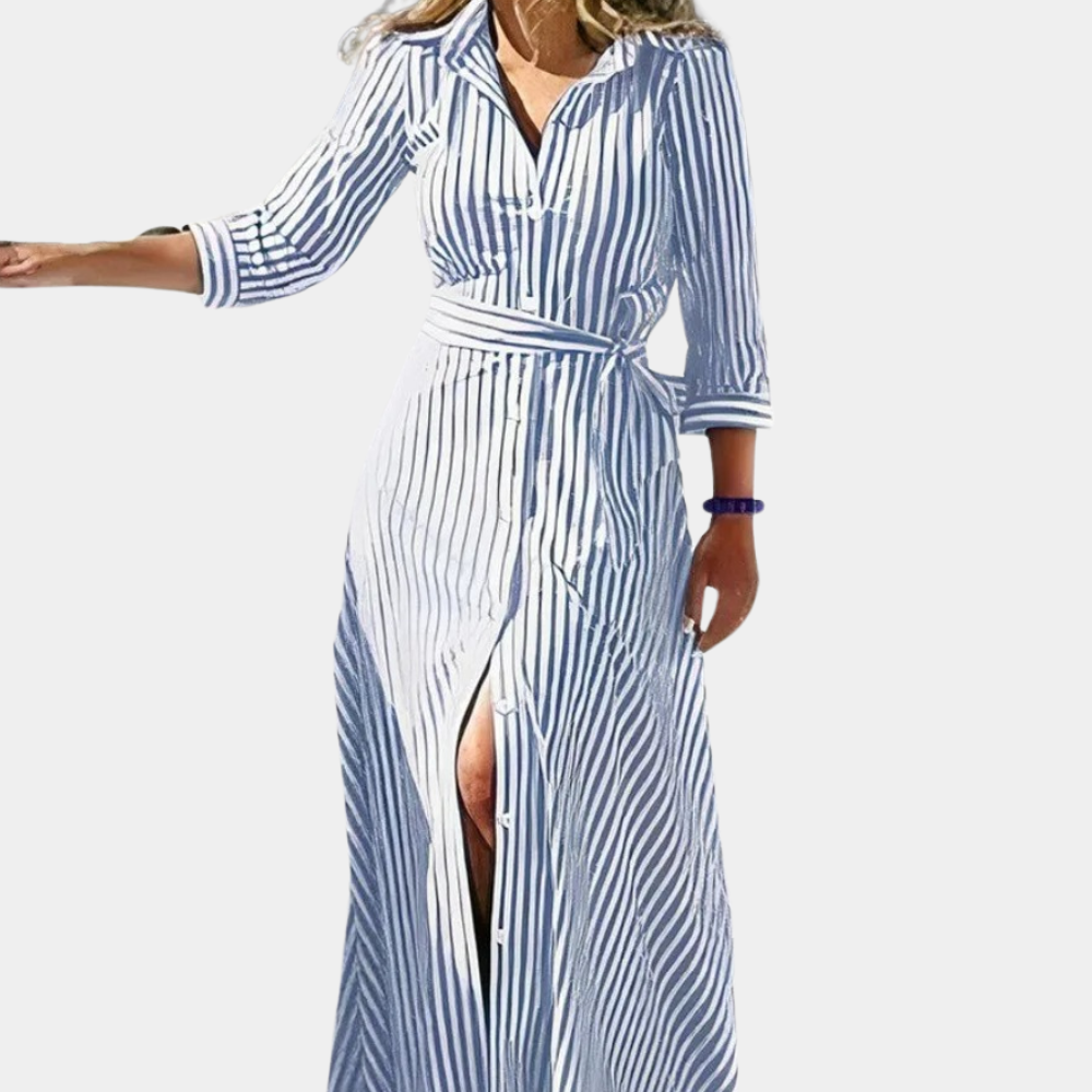 Robe Longue Élégante et Fluide au Style Intemporel pour Femmes - Fosette