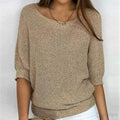 Pull en tricot croisé élégant