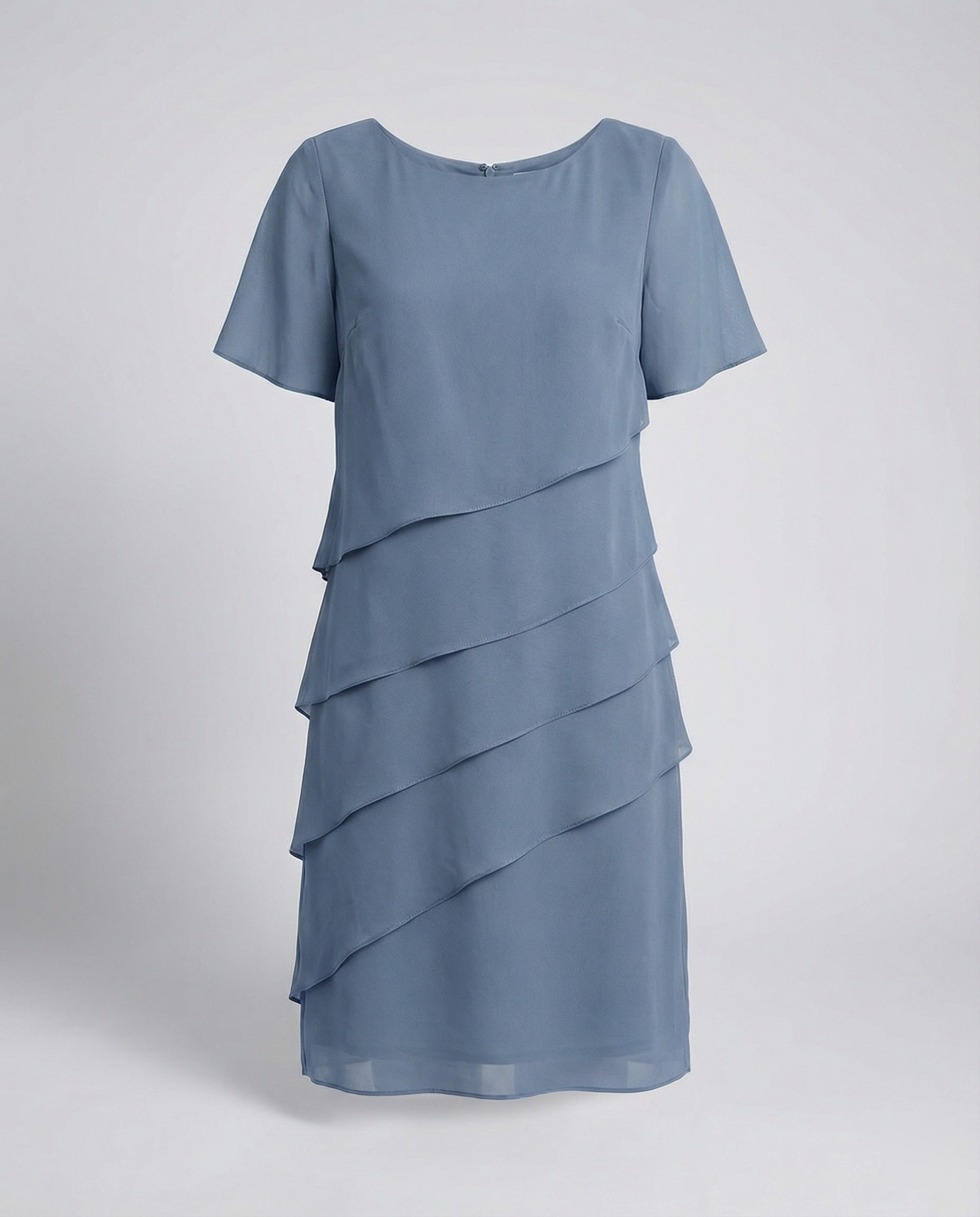 Robe élégante pour femmes | Coupe amincissante et look à couches fluide
