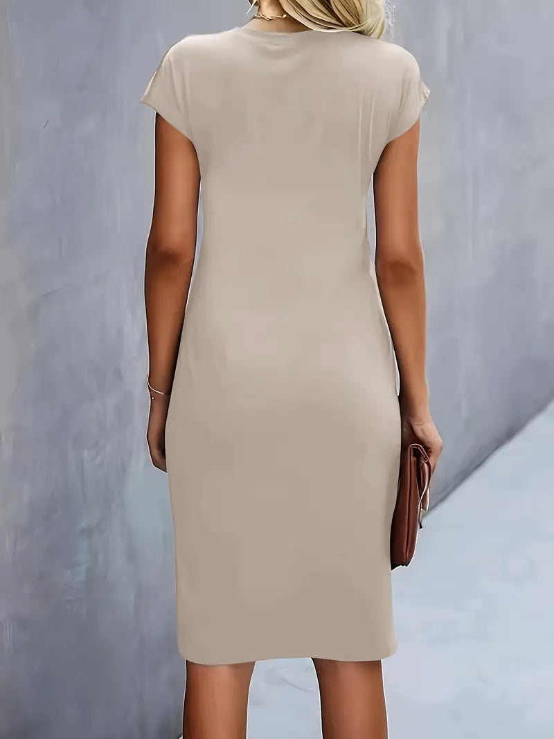 Robe Midi Femme Moulante Chic - Claire