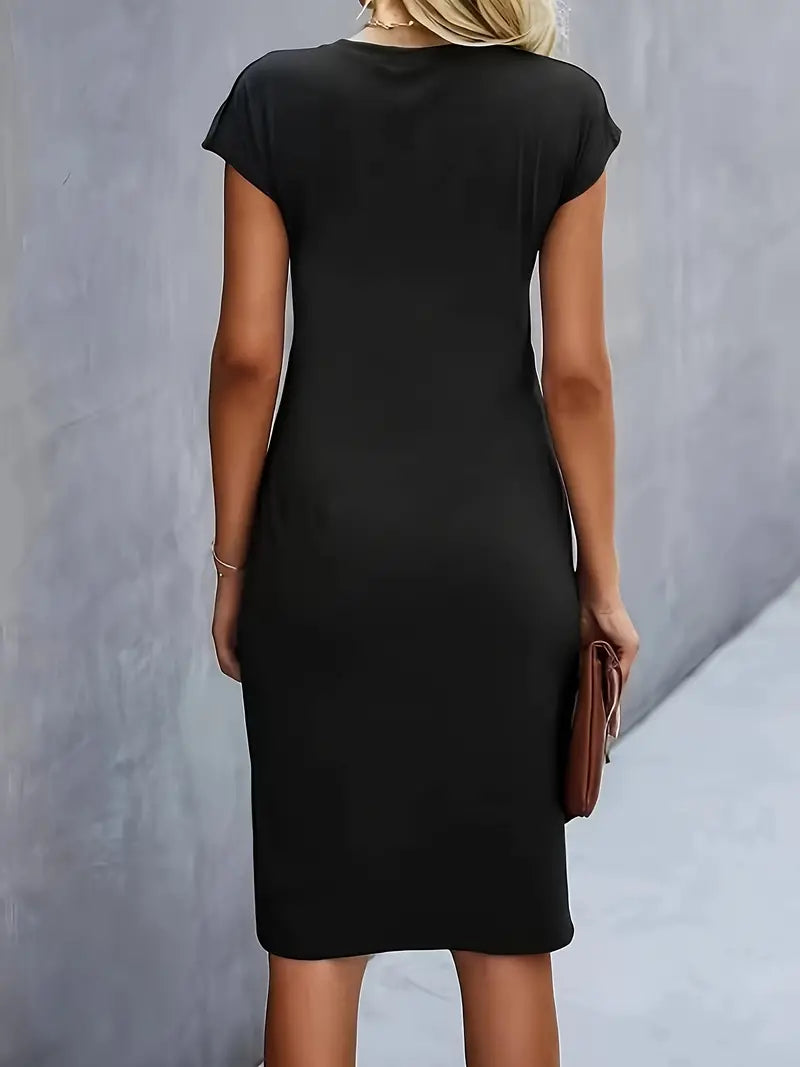 Robe Midi Femme Moulante Chic - Claire