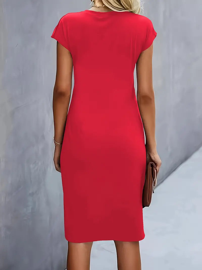 Robe Midi Femme Moulante Chic - Claire