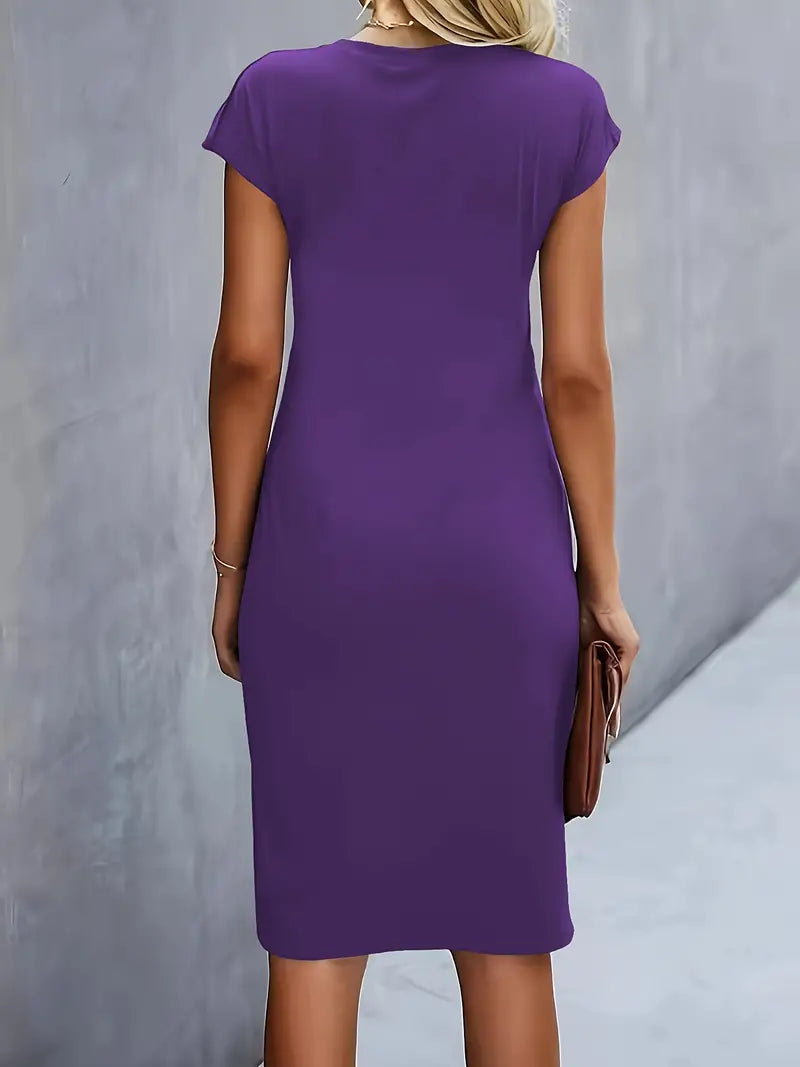 Robe Midi Femme Moulante Chic - Claire