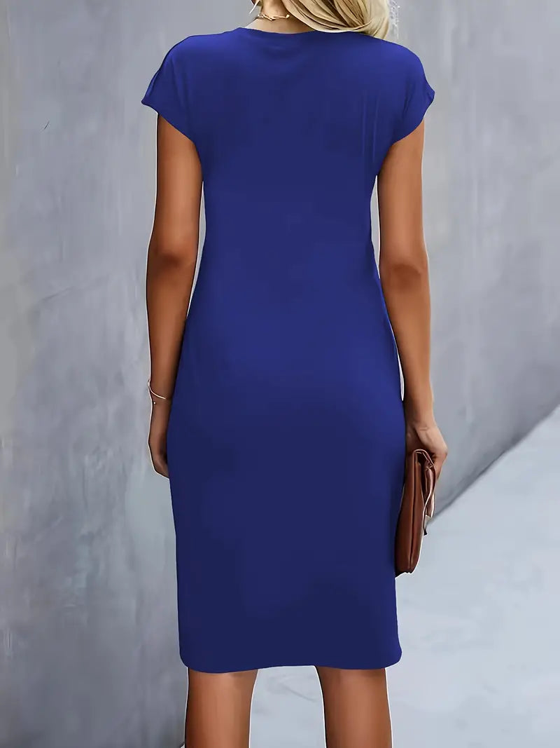 Robe Midi Femme Moulante Chic - Claire