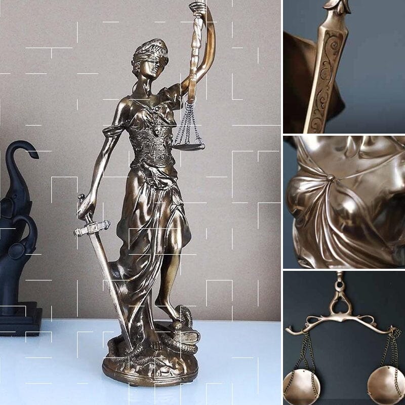 Statue décorative de la Déesse de la Justice