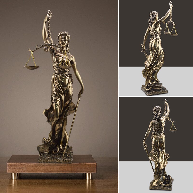 Statue décorative de la Déesse de la Justice