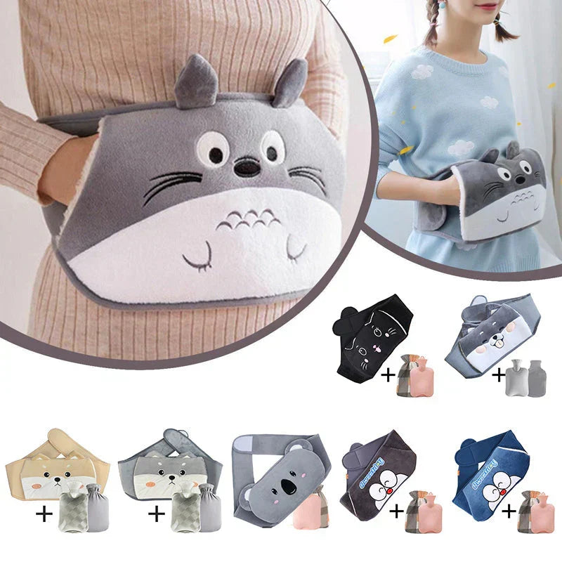 WarmCush – Bouillotte en Peluche Réutilisable avec Coussin de Hanche