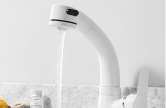 FlexiStream Robinet de Salle de Bain Réglable Téléscopique Finition Élégante