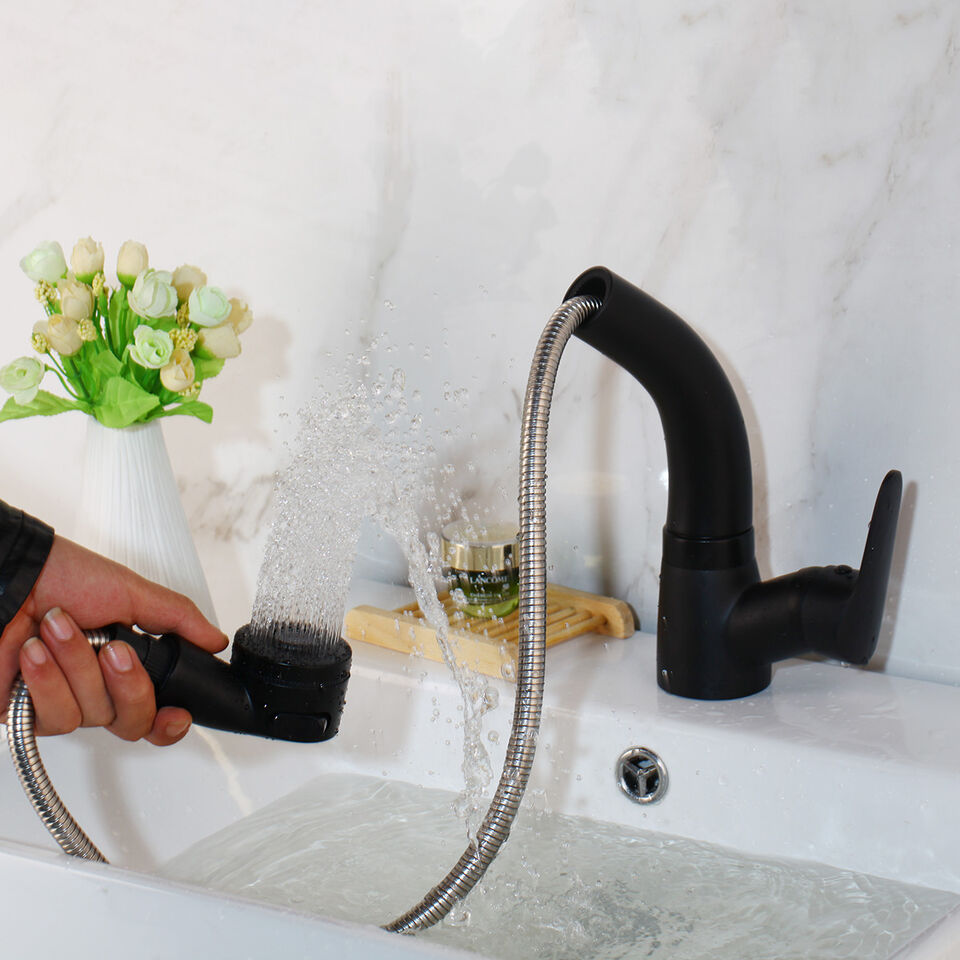 FlexiStream Robinet de Salle de Bain Réglable Téléscopique Finition Élégante