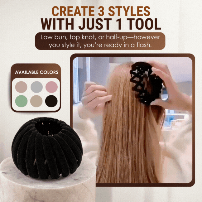 Gripiva – Barrette à cheveux en nid d'oiseau à clip (1+2 Gratuit)