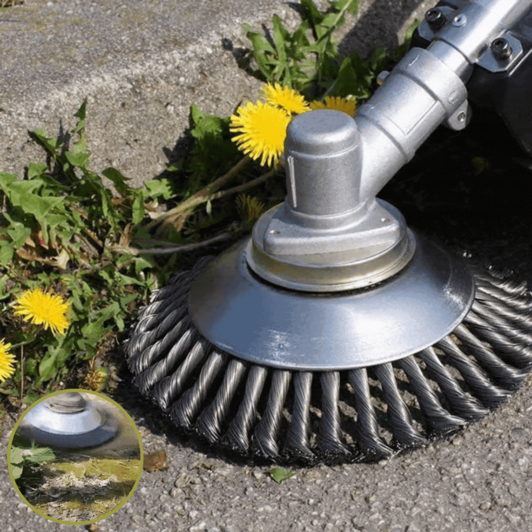 Garron™ Brosse à désherber en acier au carbone & Taille-haie