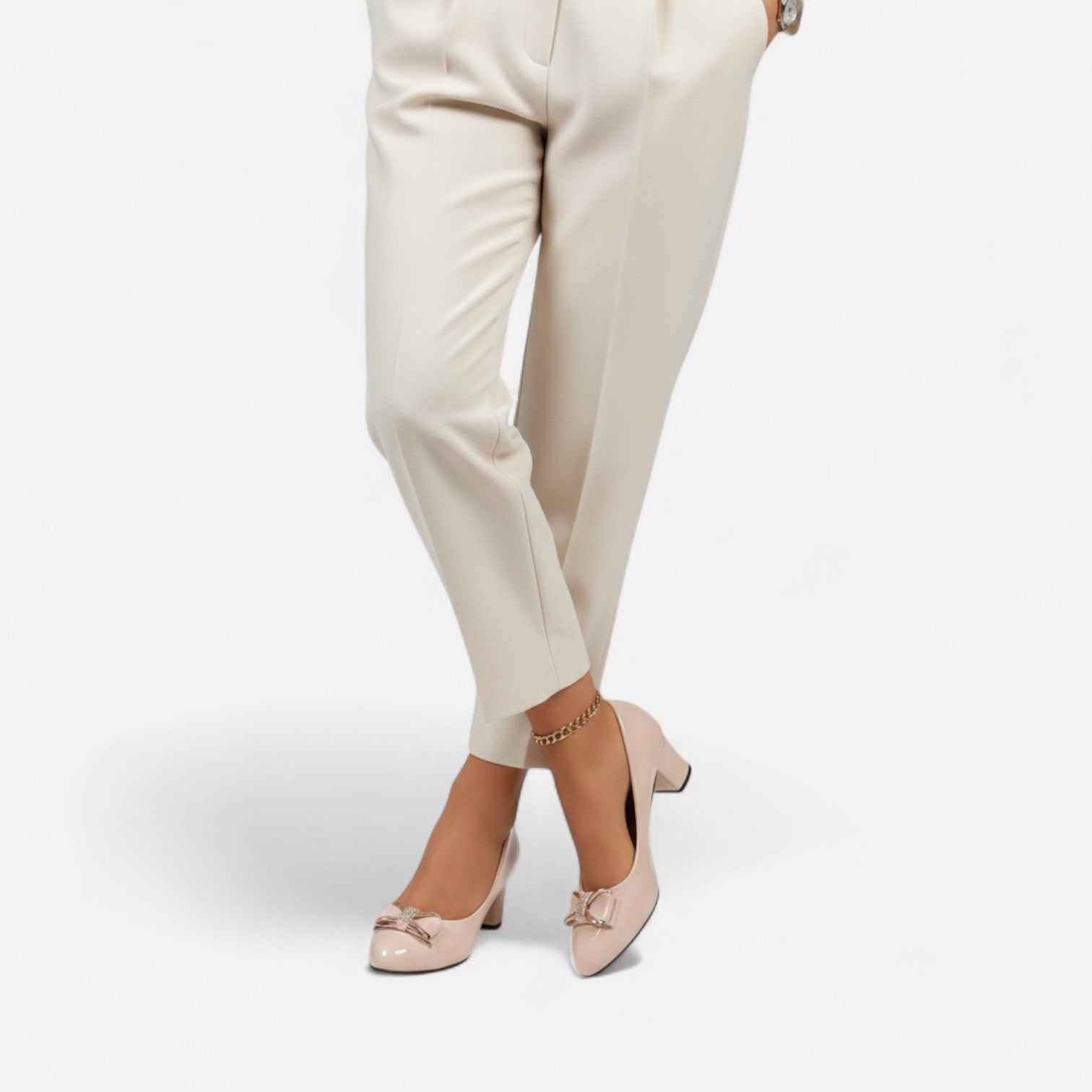 Eliaro Moda | Talons Hauts Nœud Cristal Femme