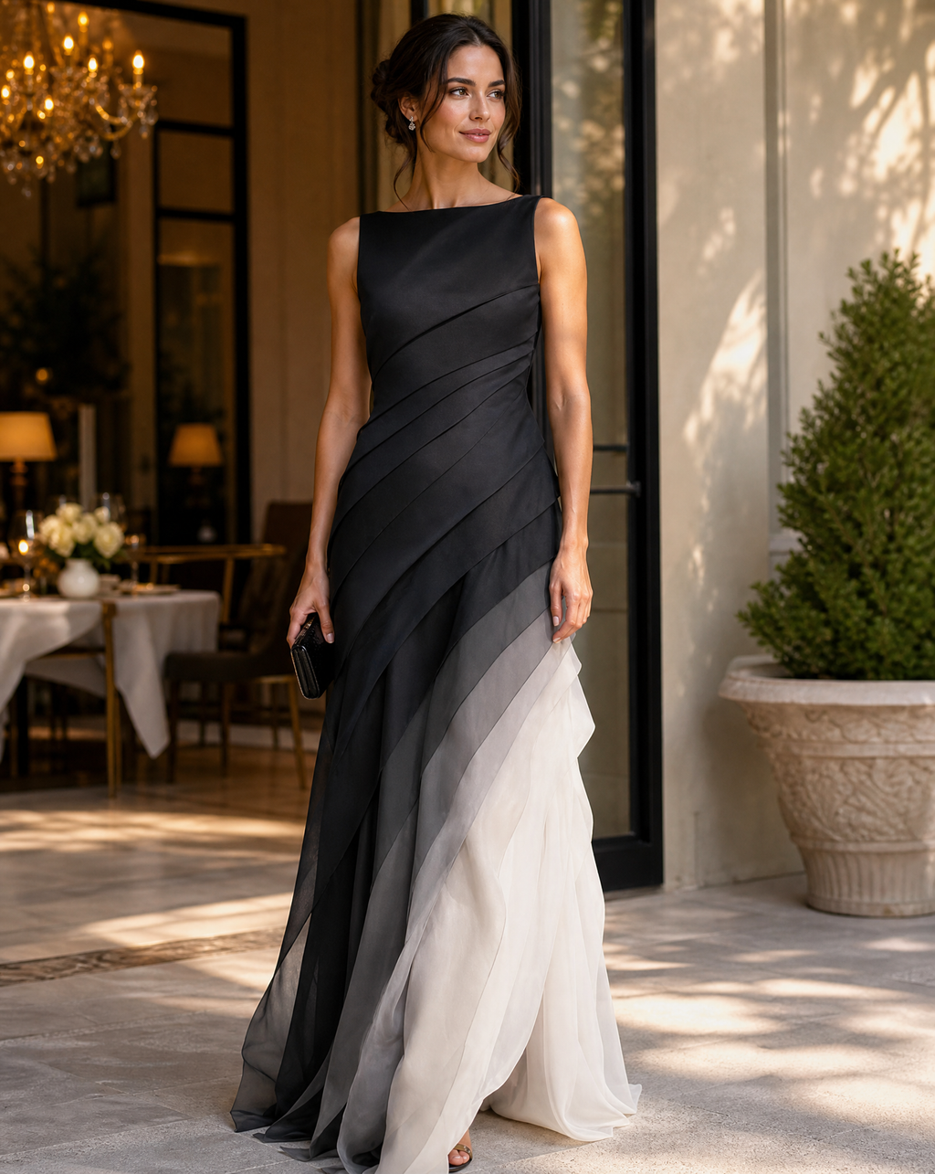 Robe Maxi Sans Manches - pour Occasions Spéciales