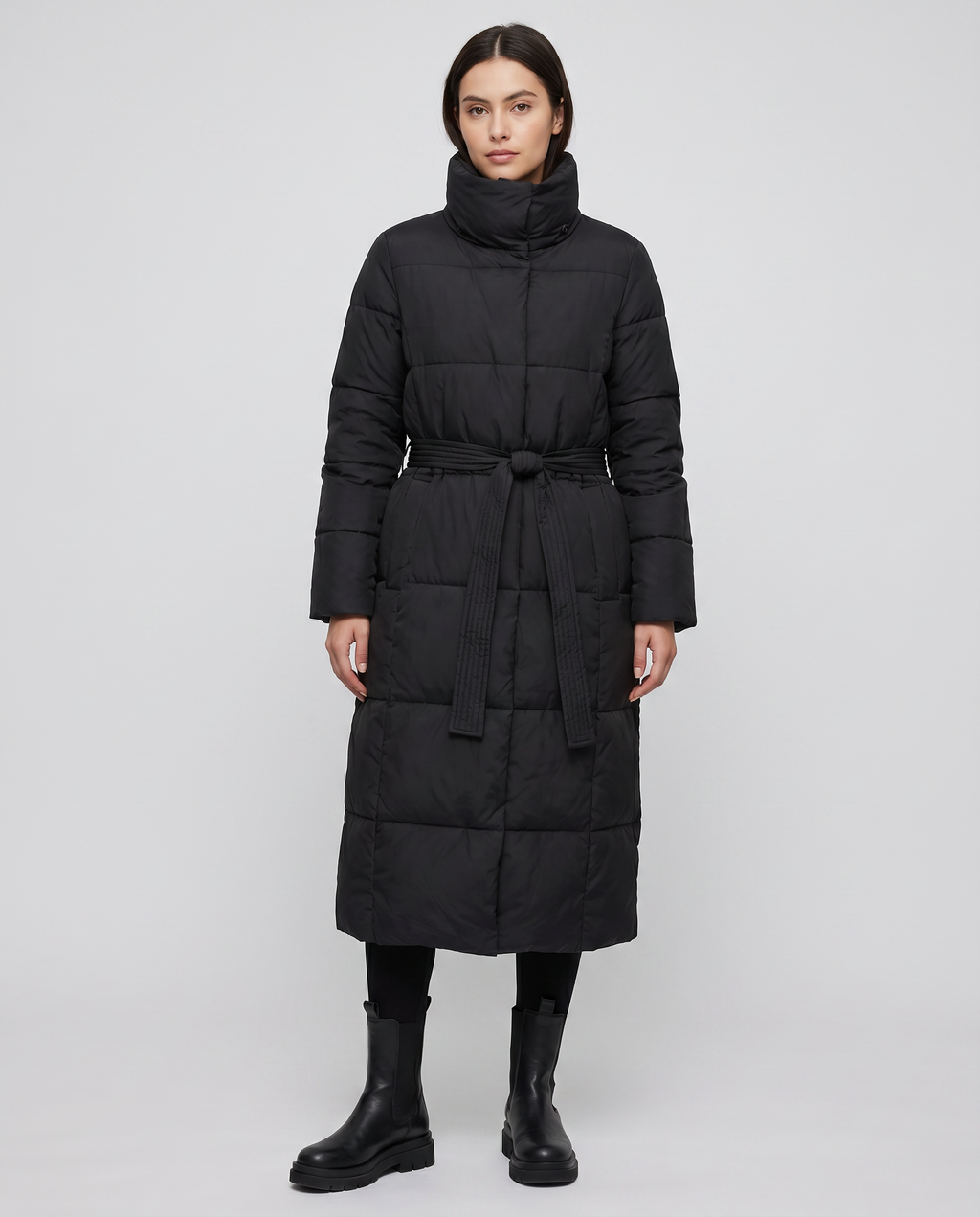 Veste d'hiver longue et confortable en duvet pour femmes