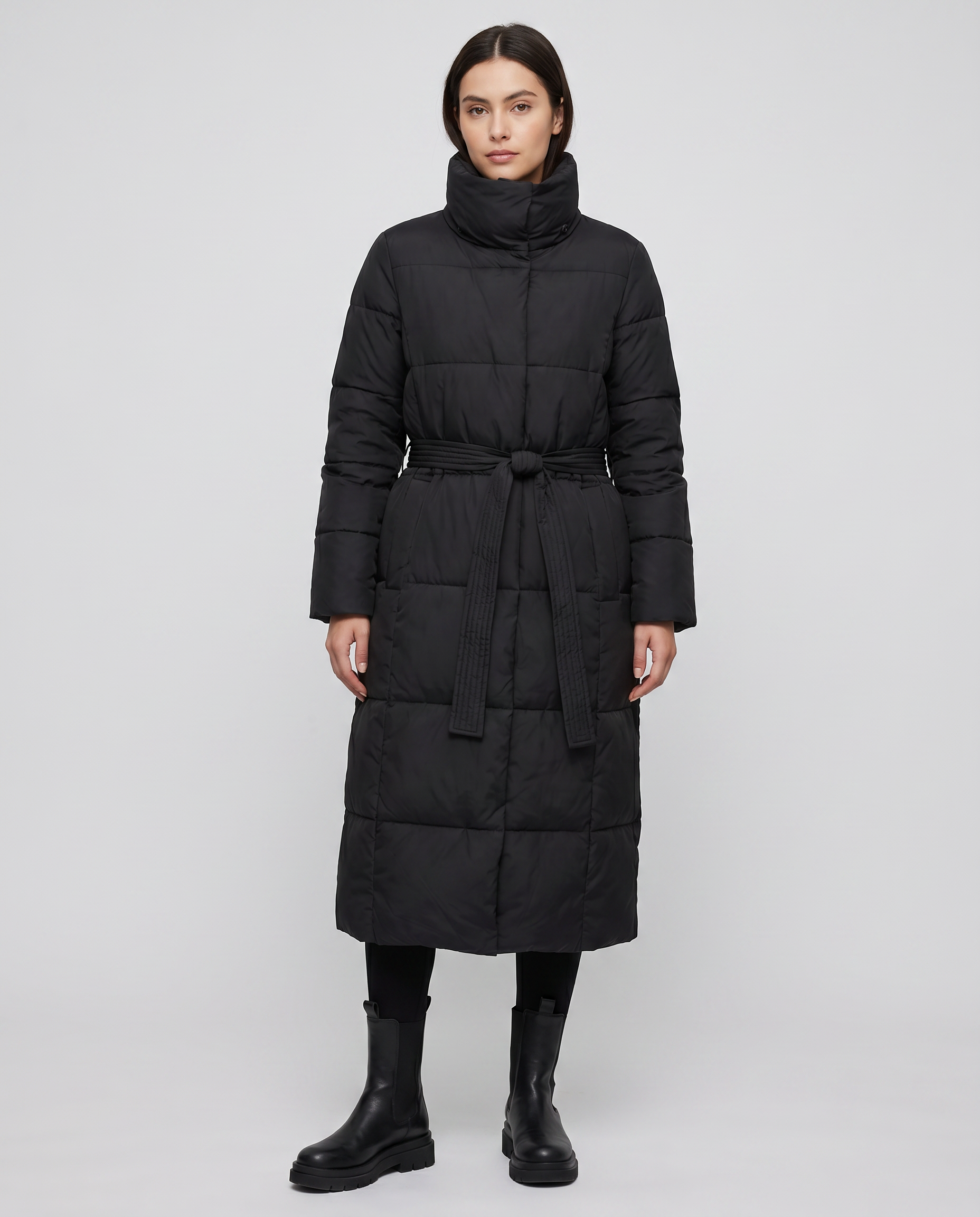 Veste d'hiver longue et confortable en duvet pour femmes