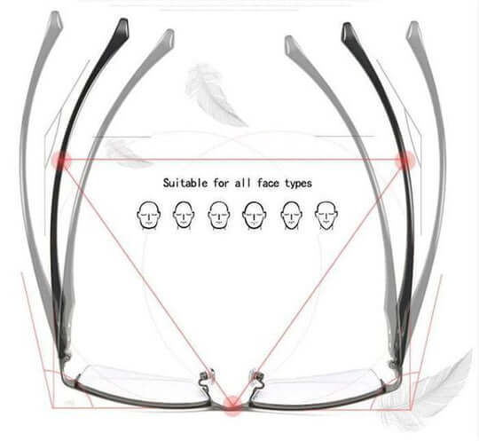 Lunettes Multifocales Optivista avec Ajustement Automatique de la Vision et Filtre à Lumière Bleue