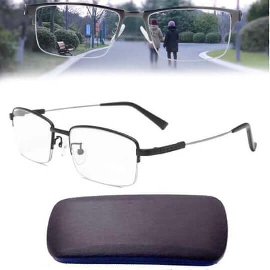 Lunettes Multifocales Optivista avec Ajustement Automatique de la Vision et Filtre à Lumière Bleue