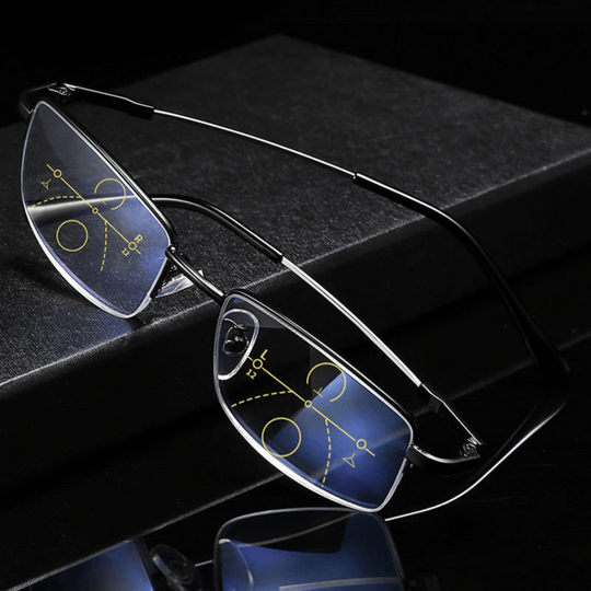 Lunettes Multifocales Optivista avec Ajustement Automatique de la Vision et Filtre à Lumière Bleue