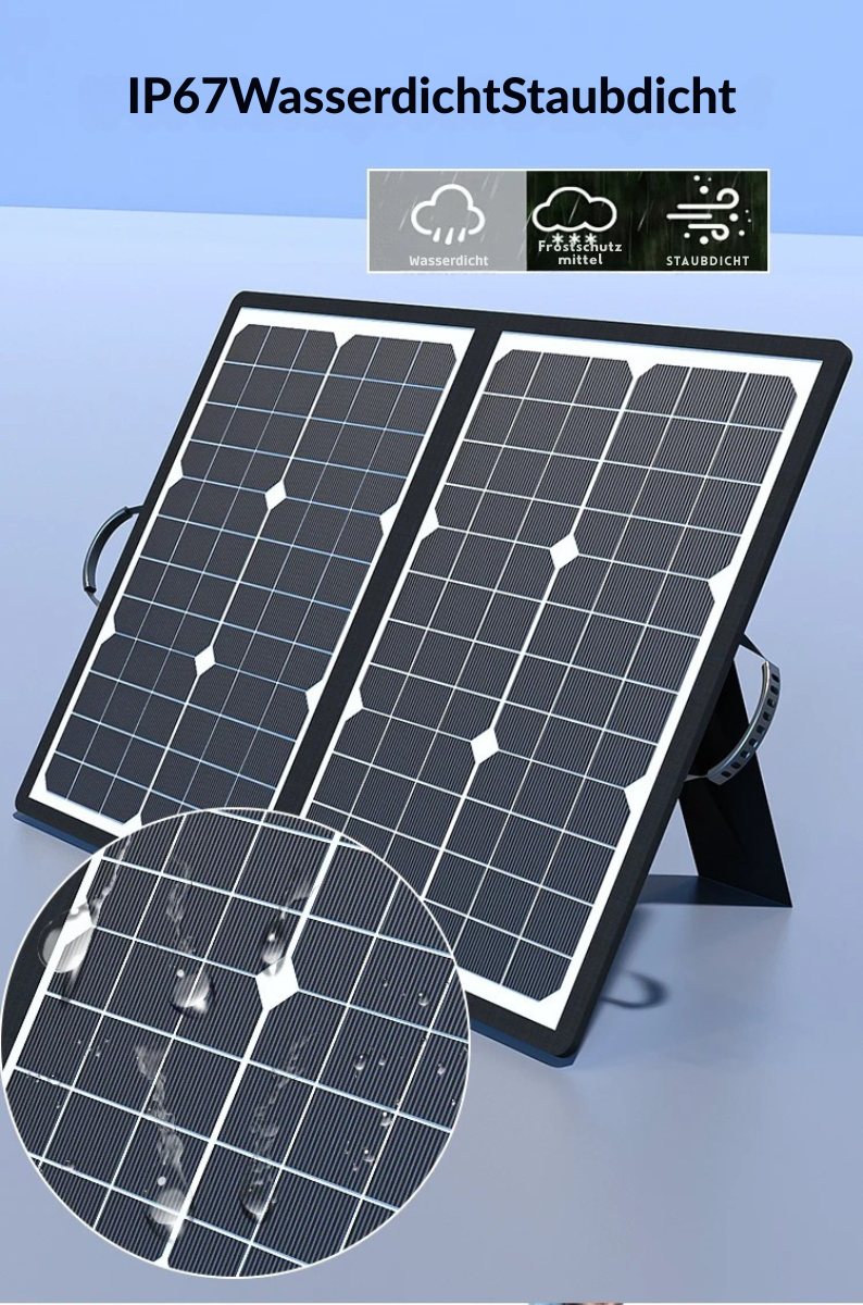 SolaraX 1000W Kit de Panneau Solaire Pliable | Pack Complet avec MPPT & USB/Type-C | Pour Camping, Voiture, Bateau & Camping-Car