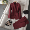 Veste Cintrée et Pantalon Élégant Femme | Élégance Luxe Intemporelle