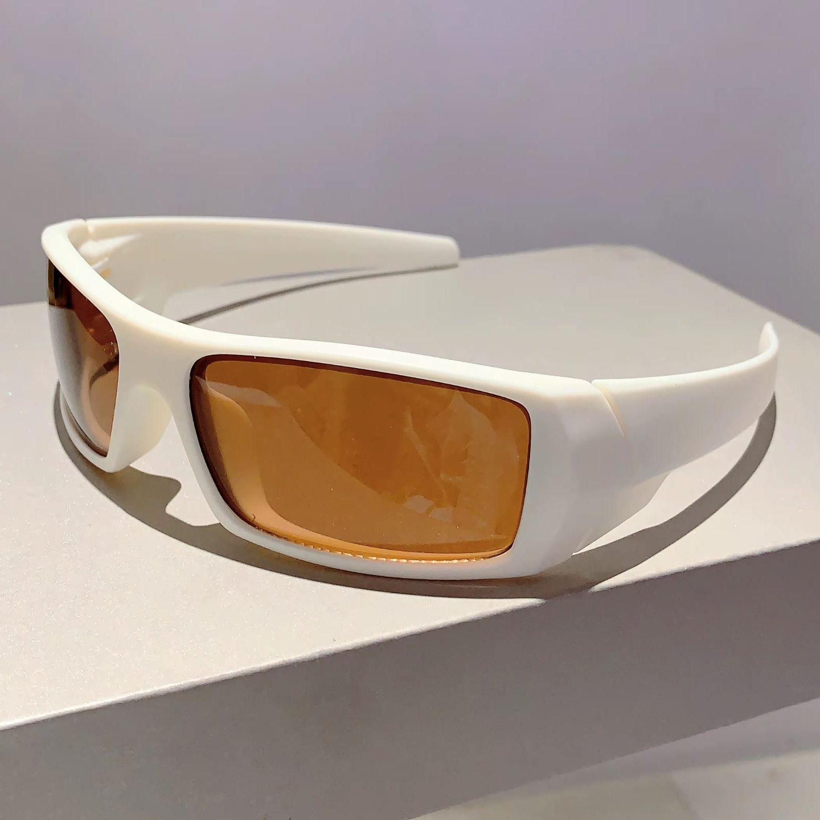 Lunettes de soleil sportives enveloppantes style Y2K punk protection UV400 unisexe